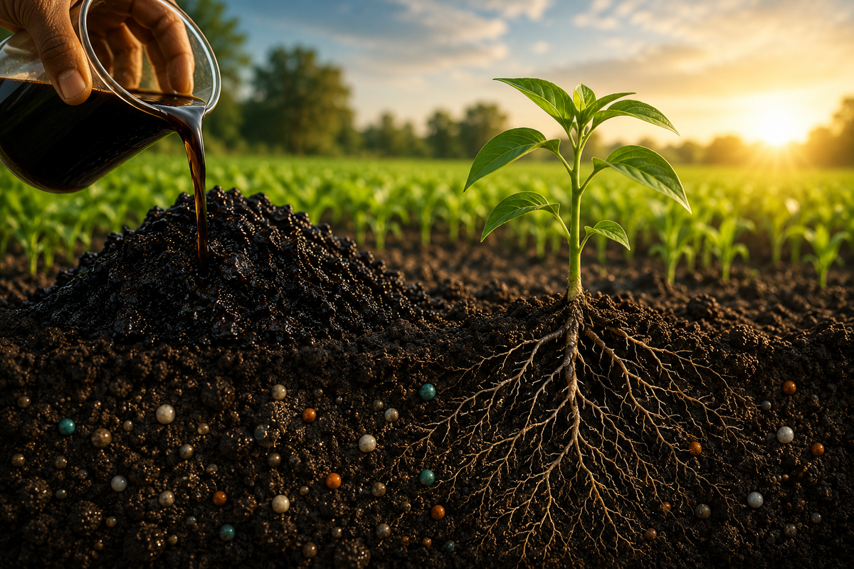 Humic Acid for Plants: Benefits, Uses, Soil Health & Nutrient Uptake in Modern Agriculture - Great Indian TechnoSoils Pvt. Ltd.
